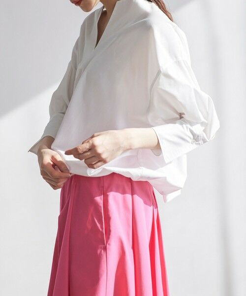 BIANCA / ビアンカ シャツ・ブラウス | 【新色追加】【マルチシーン】ドロストブラウス | 詳細5