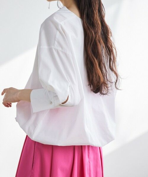 BIANCA / ビアンカ シャツ・ブラウス | 【新色追加】【マルチシーン】ドロストブラウス | 詳細8