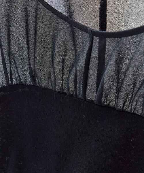 BIANCA / ビアンカ カットソー | 【着回し抜群】チュールシアーコンビカットソー | 詳細11