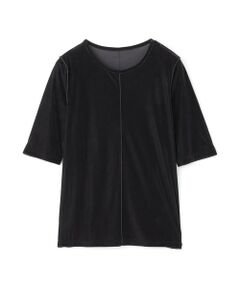 BIANCA / ビアンカ カットソー | 【BAILA12月号掲載】【トレンドミックス】シアーベロアカットソー