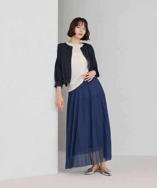 BIANCA / ビアンカ カットソー | 【BAILA12月号掲載】【トレンドミックス】シアーベロアカットソー | 詳細1