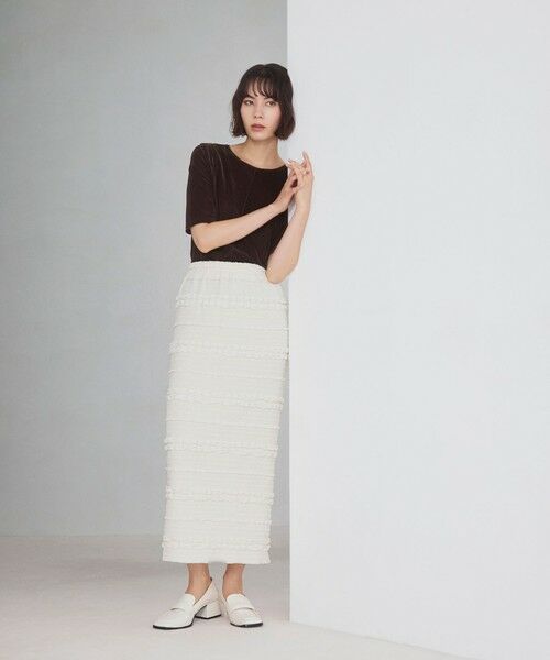 BIANCA / ビアンカ カットソー | 【BAILA12月号掲載】【トレンドミックス】シアーベロアカットソー | 詳細7