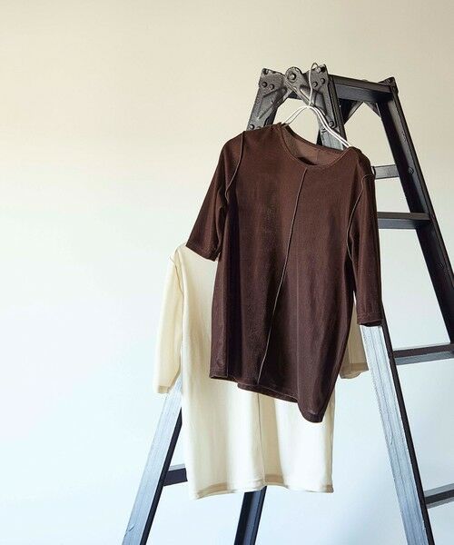 BIANCA / ビアンカ カットソー | 【BAILA12月号掲載】【トレンドミックス】シアーベロアカットソー | 詳細9