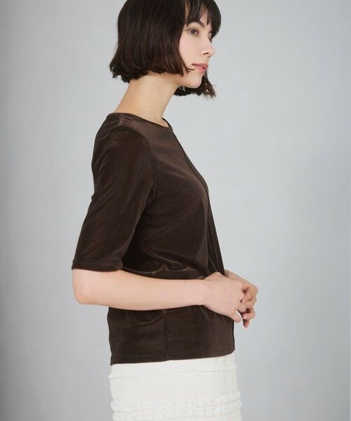 BIANCA / ビアンカ カットソー | 【BAILA12月号掲載】【トレンドミックス】シアーベロアカットソー | 詳細10