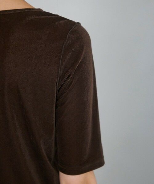 BIANCA / ビアンカ カットソー | 【BAILA12月号掲載】【トレンドミックス】シアーベロアカットソー | 詳細12