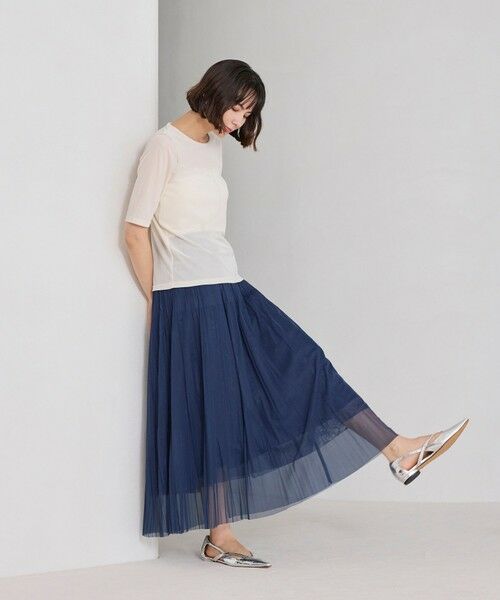 BIANCA / ビアンカ カットソー | 【BAILA12月号掲載】【トレンドミックス】シアーベロアカットソー | 詳細2