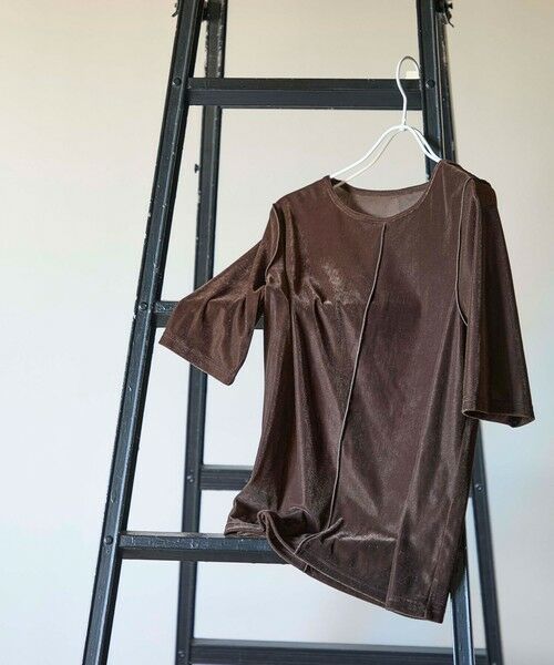 BIANCA / ビアンカ カットソー | 【BAILA12月号掲載】【トレンドミックス】シアーベロアカットソー | 詳細16