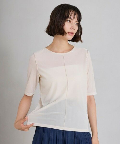 BIANCA / ビアンカ カットソー | 【BAILA12月号掲載】【トレンドミックス】シアーベロアカットソー | 詳細3