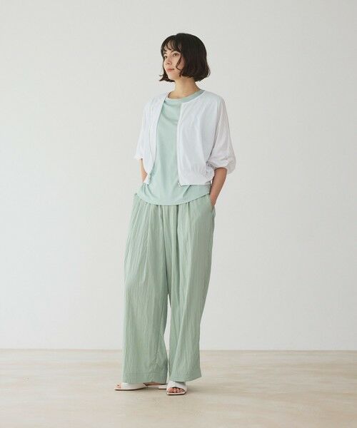 BIANCA / ビアンカ カットソー | 【着回し抜群】エアリータッチカットソーブルゾン | 詳細1