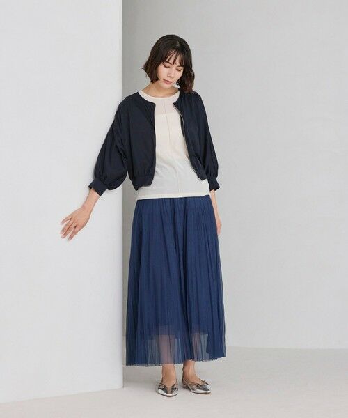 BIANCA / ビアンカ カットソー | 【着回し抜群】エアリータッチカットソーブルゾン | 詳細5