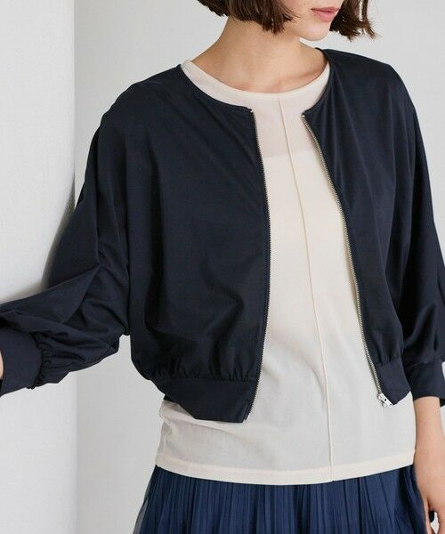 BIANCA / ビアンカ カットソー | 【着回し抜群】エアリータッチカットソーブルゾン | 詳細6