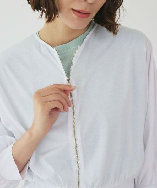 BIANCA / ビアンカ カットソー | 【着回し抜群】エアリータッチカットソーブルゾン | 詳細8