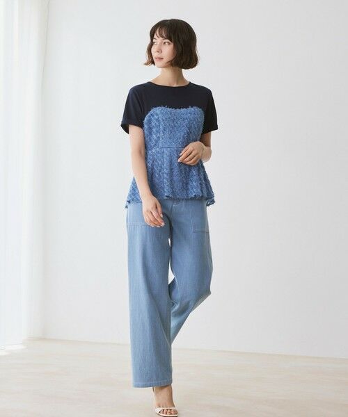 BIANCA / ビアンカ カットソー | 【着映えデザイン】ジャカードビスチェコンビT | 詳細14