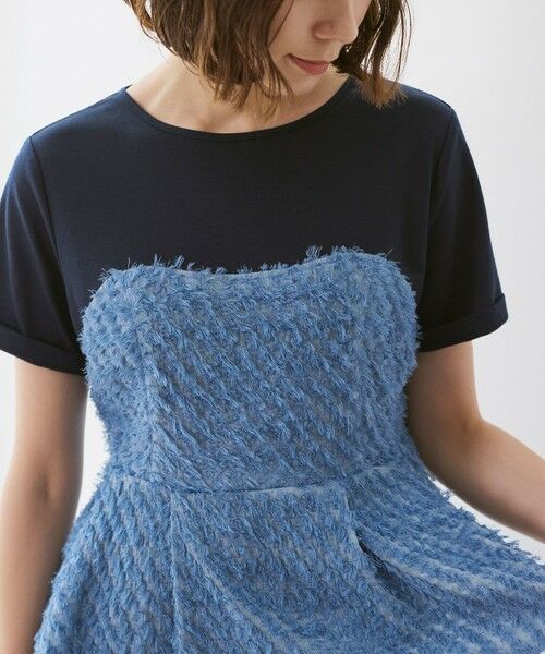 BIANCA / ビアンカ カットソー | 【着映えデザイン】ジャカードビスチェコンビT | 詳細7