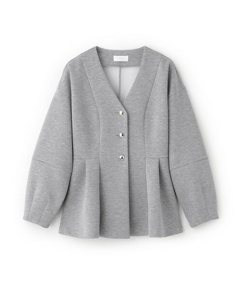 BIANCA / ビアンカ その他アウター | 【BAILA12月号掲載】【軽量で美シルエット】ジャージーペプラムジャケット | 詳細17