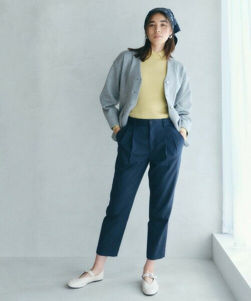 BIANCA / ビアンカ その他アウター | 【BAILA12月号掲載】【軽量で美シルエット】ジャージーペプラムジャケット | 詳細6