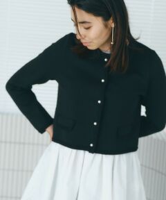 BIANCA / ビアンカ その他アウター | 【BAILA12月号掲載】【着映えリュクス】ミラノリブニットジャケット