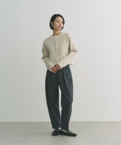 BIANCA / ビアンカ その他アウター | 【BAILA12月号掲載】【着映えリュクス】ミラノリブニットジャケット | 詳細11