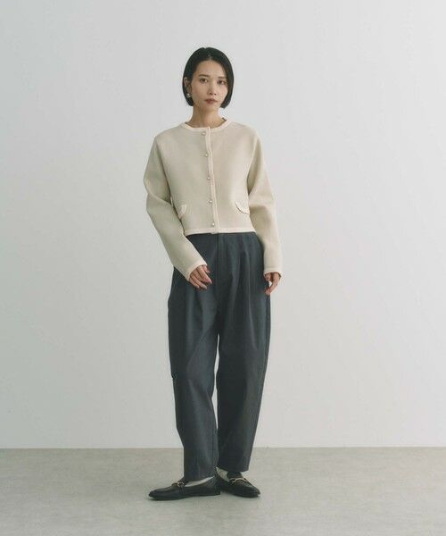 BIANCA / ビアンカ その他アウター | 【BAILA12月号掲載】【着映えリュクス】ミラノリブニットジャケット | 詳細12