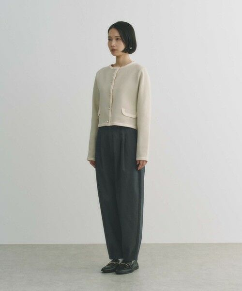 BIANCA / ビアンカ その他アウター | 【BAILA12月号掲載】【着映えリュクス】ミラノリブニットジャケット | 詳細14