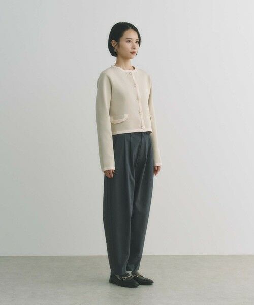 BIANCA / ビアンカ その他アウター | 【BAILA12月号掲載】【着映えリュクス】ミラノリブニットジャケット | 詳細15