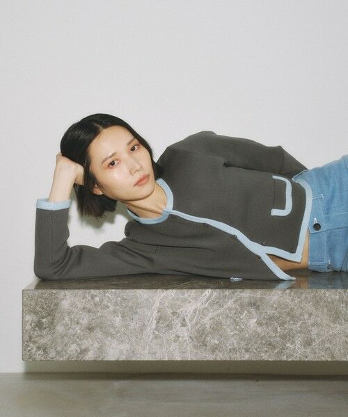 BIANCA / ビアンカ その他アウター | 【BAILA12月号掲載】【着映えリュクス】ミラノリブニットジャケット | 詳細6