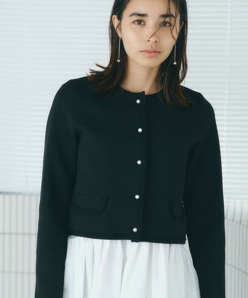 BIANCA / ビアンカ その他アウター | 【BAILA12月号掲載】【着映えリュクス】ミラノリブニットジャケット | 詳細7