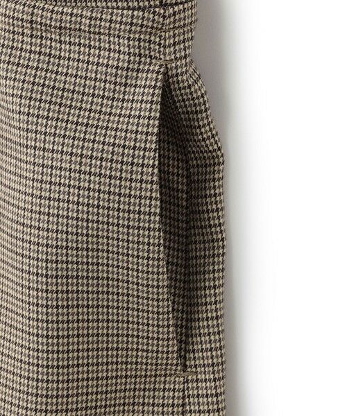 BIANCA / ビアンカ ロング・マキシ丈ワンピース | 【BAILA12月号掲載】【2WAY着回し】千鳥格子ナローワンピース | 詳細9