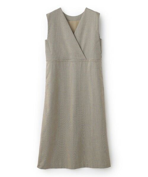 BIANCA / ビアンカ ロング・マキシ丈ワンピース | 【BAILA12月号掲載】【2WAY着回し】千鳥格子ナローワンピース | 詳細13