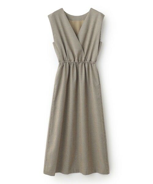 BIANCA / ビアンカ ロング・マキシ丈ワンピース | 【BAILA12月号掲載】【2WAY着回し】千鳥格子ナローワンピース | 詳細6