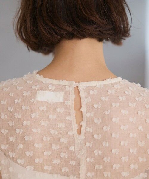 BIANCA / ビアンカ シャツ・ブラウス | 【着映え叶う】ドットライク シアージャカードブラウス | 詳細15