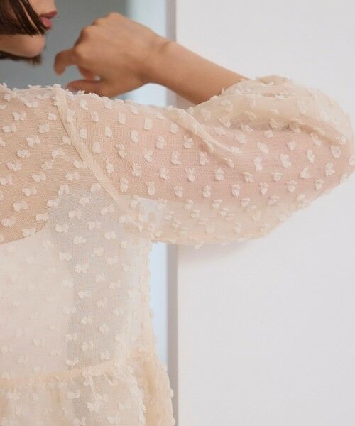 BIANCA / ビアンカ シャツ・ブラウス | 【着映え叶う】ドットライク シアージャカードブラウス | 詳細16