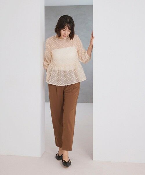 BIANCA / ビアンカ シャツ・ブラウス | 【着映え叶う】ドットライク シアージャカードブラウス | 詳細17