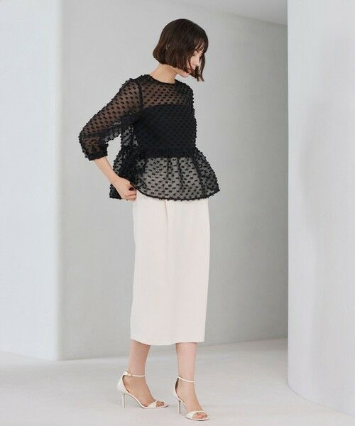 BIANCA / ビアンカ シャツ・ブラウス | 【着映え叶う】ドットライク シアージャカードブラウス | 詳細18