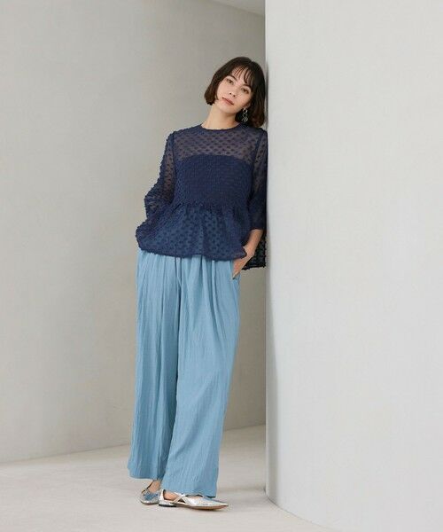 BIANCA / ビアンカ シャツ・ブラウス | 【着映え叶う】ドットライク シアージャカードブラウス | 詳細6