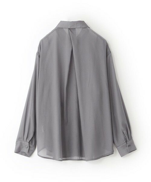 BIANCA / ビアンカ シャツ・ブラウス | 【オンオフ着回し】シアーコードデザインブラウス | 詳細10