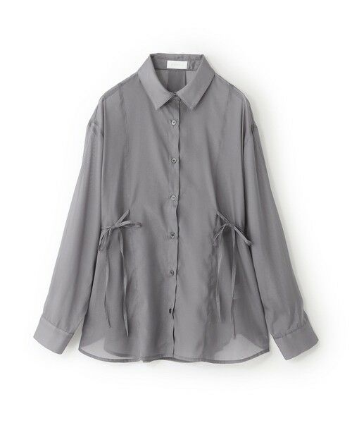 BIANCA / ビアンカ シャツ・ブラウス | 【オンオフ着回し】シアーコードデザインブラウス | 詳細16