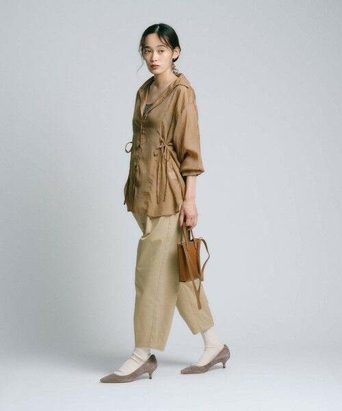 BIANCA / ビアンカ シャツ・ブラウス | 【オンオフ着回し】シアーコードデザインブラウス | 詳細5