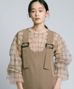 BIANCA / ビアンカ シャツ・ブラウス | 【トレンドミックス】シアーチェックペプラムブラウス