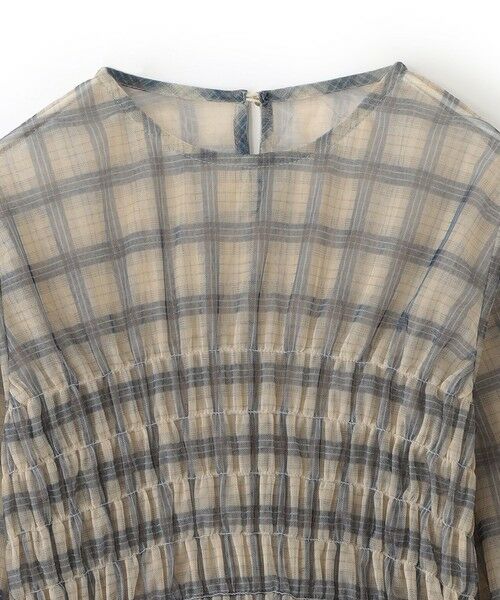 BIANCA / ビアンカ シャツ・ブラウス | 【トレンドミックス】シアーチェックペプラムブラウス | 詳細13