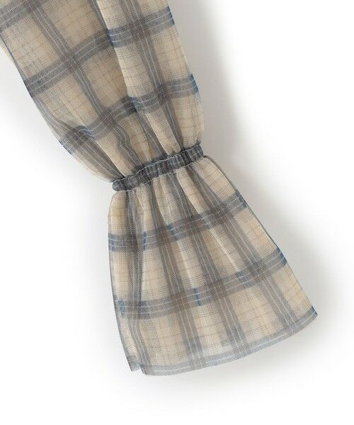 BIANCA / ビアンカ シャツ・ブラウス | 【トレンドミックス】シアーチェックペプラムブラウス | 詳細15