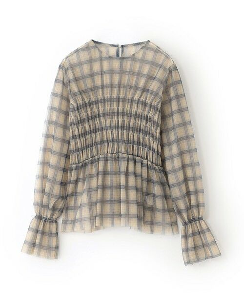 BIANCA / ビアンカ シャツ・ブラウス | 【トレンドミックス】シアーチェックペプラムブラウス | 詳細18