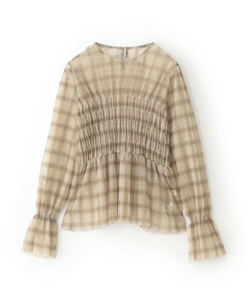 BIANCA / ビアンカ シャツ・ブラウス | 【トレンドミックス】シアーチェックペプラムブラウス | 詳細19
