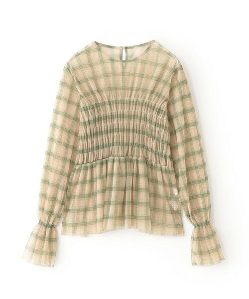 BIANCA / ビアンカ シャツ・ブラウス | 【トレンドミックス】シアーチェックペプラムブラウス | 詳細20