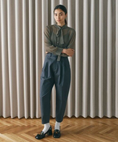 BIANCA / ビアンカ シャツ・ブラウス | 【着回し2WAY】クラシカル シアーボウタイブラウス | 詳細4