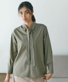 BIANCA / ビアンカ シャツ・ブラウス | 【BAILA12月号掲載】【前後2WAYで着回し抜群】ボウタイブラウス