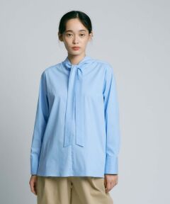 BIANCA / ビアンカ シャツ・ブラウス | 【前後2WAYで着回し抜群】ボウタイ　ストライプブラウス