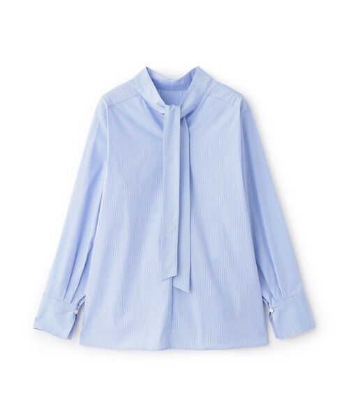 BIANCA / ビアンカ シャツ・ブラウス | 【前後2WAYで着回し抜群】ボウタイ　ストライプブラウス | 詳細12