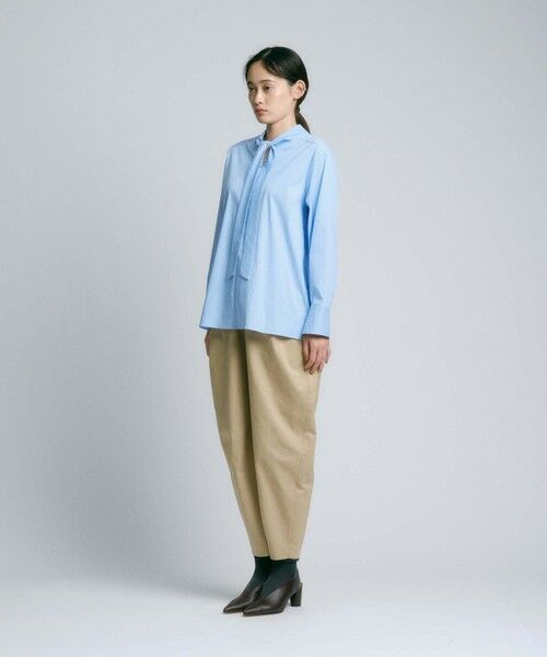 BIANCA / ビアンカ シャツ・ブラウス | 【前後2WAYで着回し抜群】ボウタイ　ストライプブラウス | 詳細4