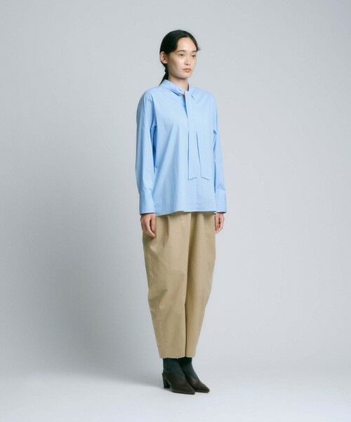 BIANCA / ビアンカ シャツ・ブラウス | 【前後2WAYで着回し抜群】ボウタイ　ストライプブラウス | 詳細5